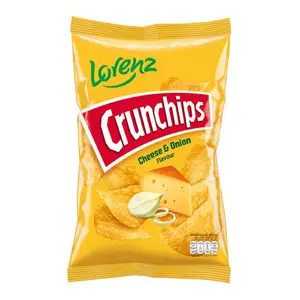 Khoai Tây Chiên Vị Phô Mai & Hành, Crunchips, Cheese & Onion (100g) - LORENZ